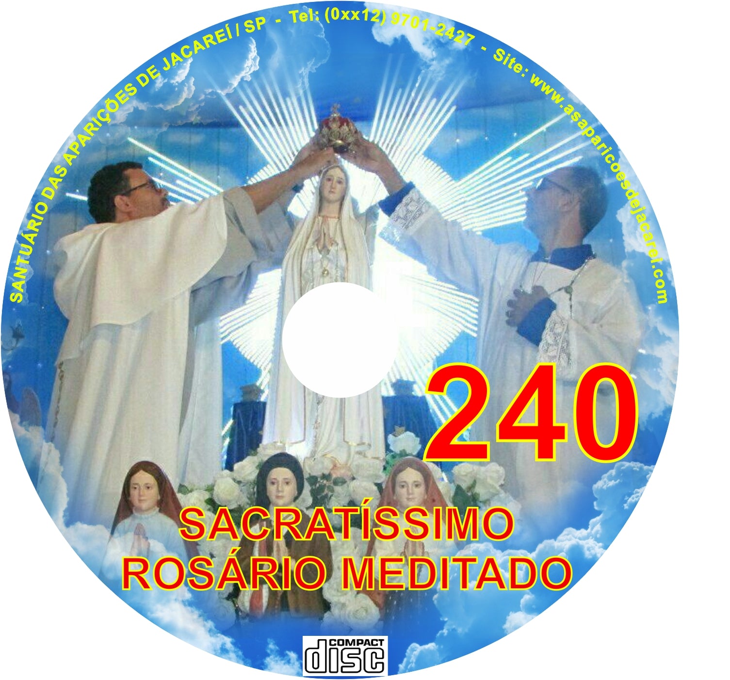 CD Rosário Meditado 240 CD Rosário Meditado 240